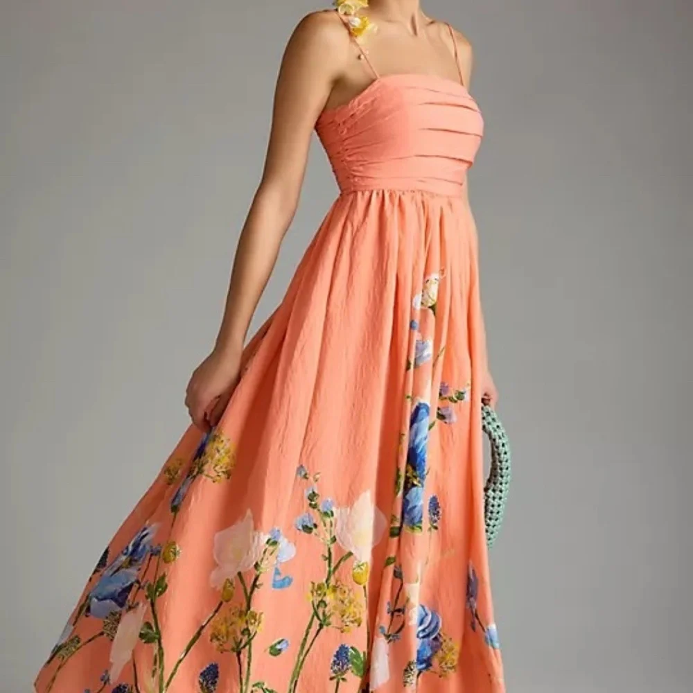 NWT Anthropologie Midi Dress Large_15